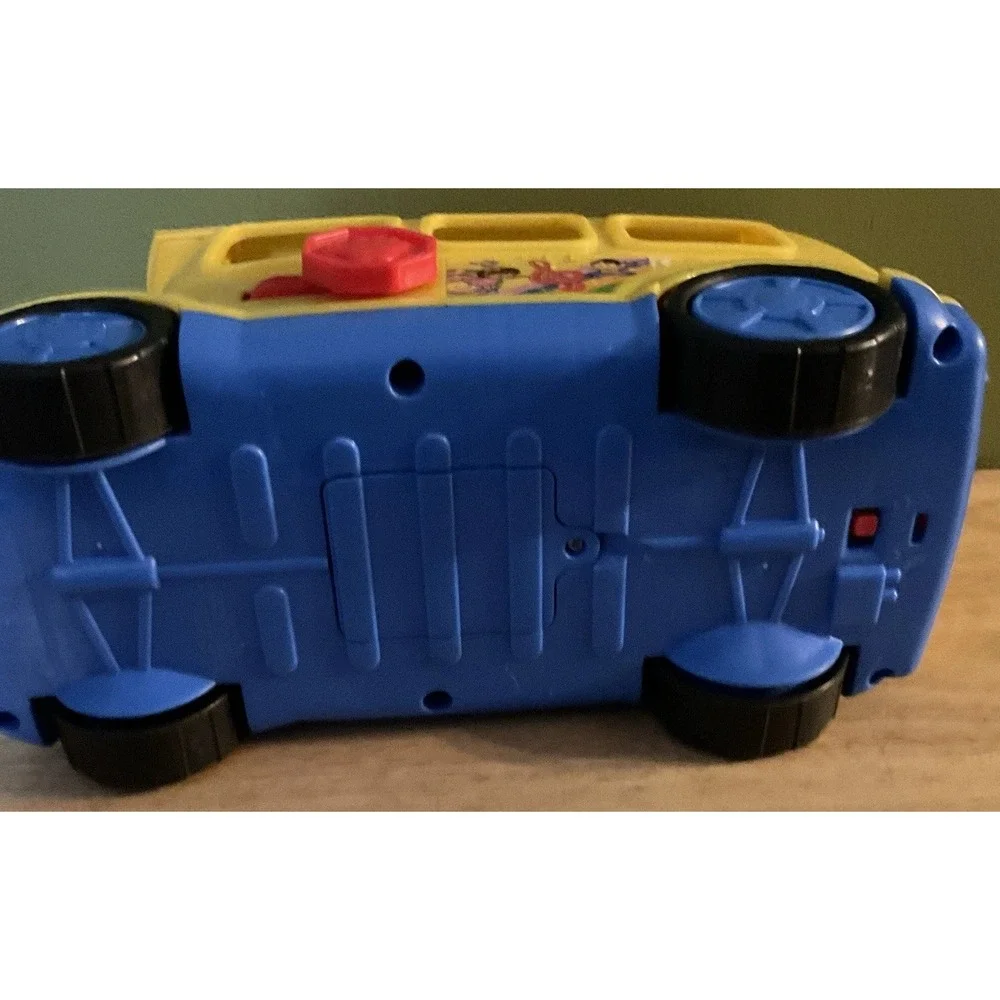 2013 Fisher Price Little People‎ Musical School Bus, Yellow, Tested And Works